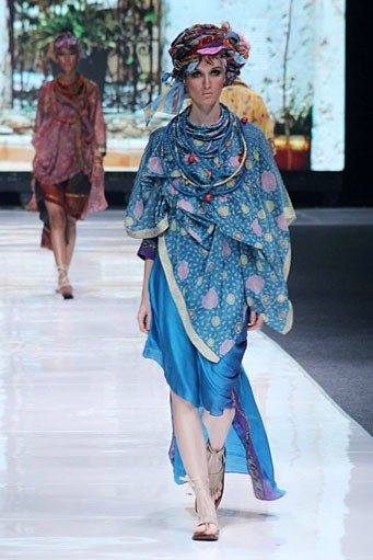 Carmanita Maroko. Jakarta Fashion Week 2013 at Plaza Senayan. Jakarta. [Foto: Mohammad Abduh/Wolipop]