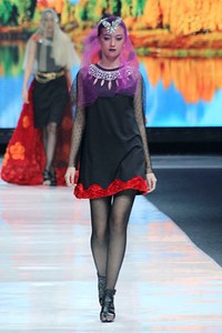 Kanaya Tabitha Kanada. Jakarta Fashion Week 2013 at Plaza Senayan. Jakarta. [Foto: Mohammad Abduh/Wolipop]