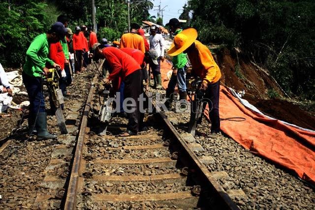  Jalur Jakarta-Bogor Belum Normal, Kecepatan Kereta Masih Dibatasi
