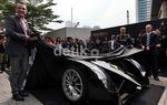 Pebalap Mika Hakkinen di Jakarta