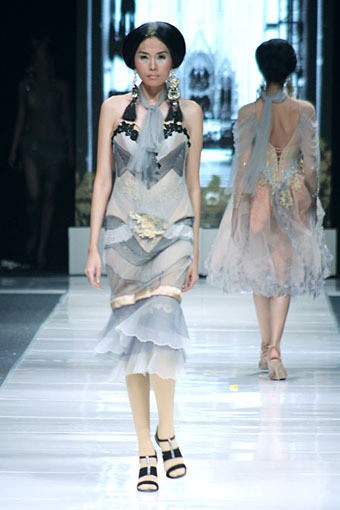 Rusly Tjohnardi Jakarta Fashion Week 2013 at Fashion Loft Plaza Senayan, Jakarta. [Foto: Mohammad Abduh/Wolipop]