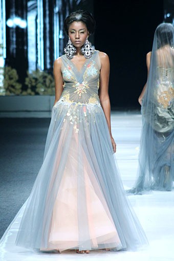 Rusly Tjohnardi Jakarta Fashion Week 2013 at Fashion Loft Plaza Senayan, Jakarta. [Foto: Mohammad Abduh/Wolipop]