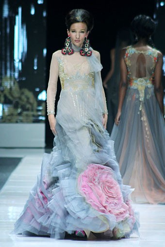 Rusly Tjohnardi Jakarta Fashion Week 2013 at Fashion Loft Plaza Senayan, Jakarta. [Foto: Mohammad Abduh/Wolipop]