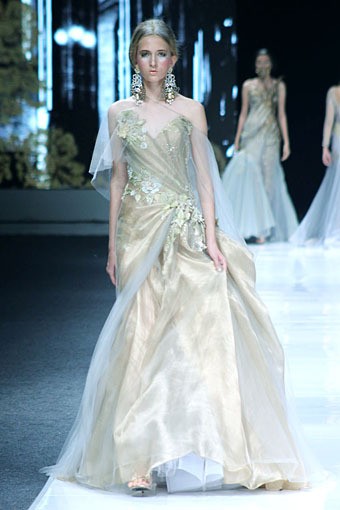 Rusly Tjohnardi Jakarta Fashion Week 2013 at Fashion Loft Plaza Senayan, Jakarta. [Foto: Mohammad Abduh/Wolipop]