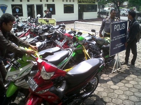 Siswa SD Terjaring Operasi Balap Liar di Semarang