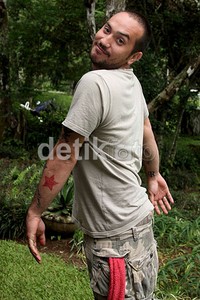 Gary saat ditemui di sela-sela syuting 'Kawin Kontrak 3' di daerah Puncak, Jawa Barat, Kamis (29/11/2012).