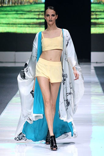 May & June by Barli Asmara. Jakarta Fashion Week 2013 at Plaza Senayan. Jakarta. [Photo: Mohammad Abduh/Wolipop]