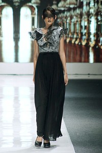 May & June by Barli Asmara. Jakarta Fashion Week 2013 at Plaza Senayan. Jakarta. [Photo: Mohammad Abduh/Wolipop]