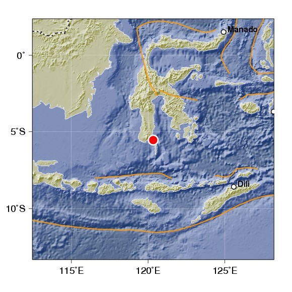 Gempa 4,3 SR Guncang Bulukumba
