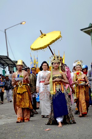 Festival Larung Saji Gunung Kelud