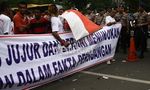 Pendukung John Kei Demo PN Jakpus