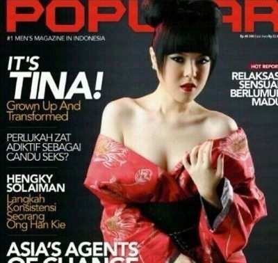 Pose Seksi di Majalah Pria Dewasa, Tina Toon Tak Mau Dicap Bom Seks