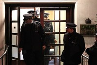 Rumah sakit The King Edward VII mendapat penjagaan khusus. (Danny Martindale/Getty Images).