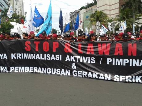 Buruh Gerak ke Kedubes Korsel, Ancam Mogok Lagi Januari 2013