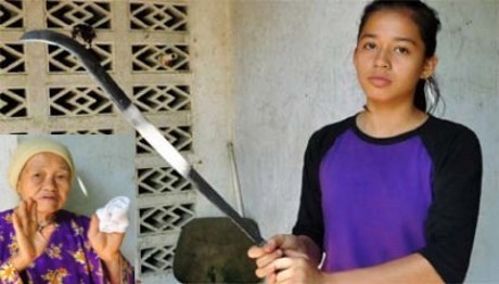 Selamatkan Nenek, ABG Malaysia Nekat Melawan Perampok