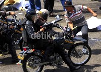 Unjuk rasa yang berakhir dengan kerusuhan tersebut dapat dibubarkan oleh personel Polres Banyumas.