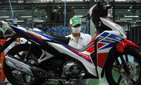 Penambahan varian dan perubahan stripe dan warna bodi ini dilakukan untuk memberikan pilihan yang lebih beragam kepada konsumen. dok Honda