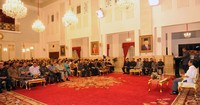 Presiden juga mengingatkan agar anggaran digunakan secara tepat, transparan, dan akuntabel. Rusman/Setpres.