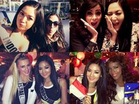 Keakraban Selena dengan peserta yang lain. (dok. Mustika Ratu)