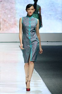 IKAT Indonesia by Didiet Maulana. Jakarta Fashion Week 2013 at Plaza Senayan. Jakarta. [Foto: Mohammad Abduh/Wolipop]