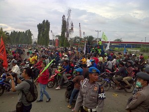 Buruh Akhiri Aksi Blokir Tol Belmera Medan, Polisi Masih Siaga