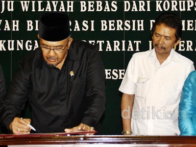 Pencanangan Zona Integritas di Kesekjenan MPR
