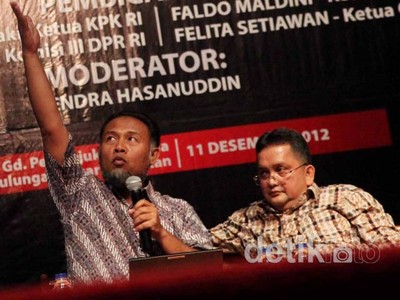 BW Meledak-ledak dalam Diskusi Antikorupsi