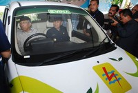 Pemerintah mendukung upaya pengembangan Mobil Listrik (Electric Vehicle) di Indonesia. Agus Trimukti/Humas PLN.