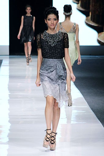 Sebastian Gunawan Potrait of a Muse. Jakarta Fashion Week 2013 at Plaza Senayan. Jakarta. [foto: Mohammad Abduh/Wolipop]