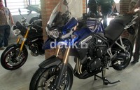 Untuk pasar Indonesia, motor yang akan siap di pasarkan yakni model Street Triple R, Speed Triple R, Daytona 675 R, BoNeville t100, Thruxton, Tiger Explore 1200, Rocket III Rodster dan Thunderbird Strom. Aditya Maulana/detikOto.