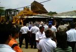 Kios-kios di Stasiun Depok Dibongkar