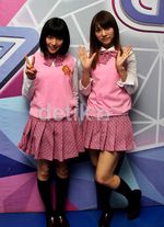 Si Pinky Haruka Nakagawa & Aki Takajo JKT48