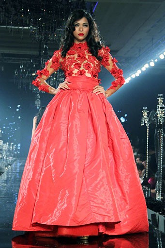 Arantxa adi Collection 2013 Re-Invite at Grand Ballroom Hotel Kempinski. Grand Indonesia. Jakarta. [Foto: Mohammad Abduh/Wolipop]