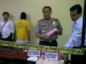 982 Kasus Narkoba berhasil Diungkap Polres Jakbar di Tahun 2012