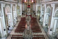 Interior Gereja San Agustin. Mengelilingi gereja dua lantai ini dengan santai bisa memakan waktu 90 menit (Ine/detikTravel)
