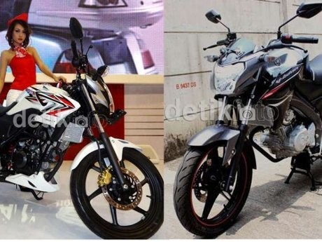 Honda CB150R StreetFire dan Yamaha V-Ixion Beradu Sengit