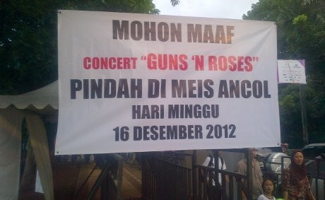 Urung Nonton GNR? Promotor Siap Kembalikan Uang Tiket