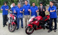 Yamaha meluncurkan New V-Ixion Lightning. (Aditya Maulana/detikOto).