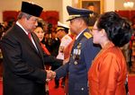 Presiden SBY Lantik KSAL dan KSAU