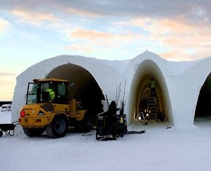 Hotel Es di Swedia, Hanya Ada Saat Musim Dingin