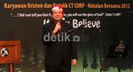 Chairul Tanjung Hadiri Natal CT Corp