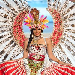 Wah, Indonesia Masuk 10 Besar Kostum Nasional Miss Universe