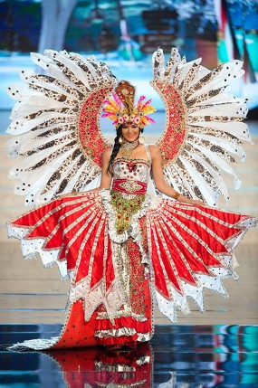 Wah, Indonesia Masuk 10 Besar Kostum Nasional Miss Universe