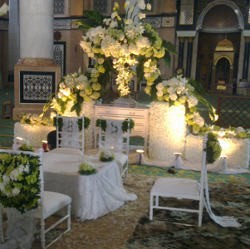 Ini Dia Dekorasi Akad Nikah Olla Ramlan