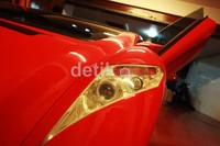 Lampu depan 'Ferrari' listrik milik Dahlan Iskan.