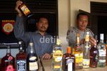Polres Banyumas Amankan Ribuan Botol Miras