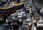 Diguyur Hujan, Gatot Subroto Macet Total