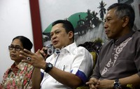 Anggota DPR Fraksi Golkart Bambang Soesatyo mengatakan bahwa tahun 2012 merupakan tahun pemerintahan yang menyedihkan karena kasus-kasus korupsi merajalela. Ramses/detikFoto.