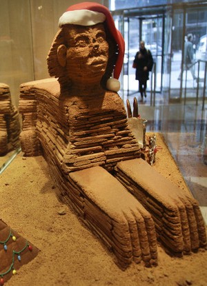 Gingerbread Ini Berbentuk White House dan Sphinx!