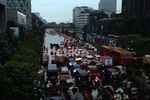 Macet Akibat Banjir Di Kawasan Thamrin